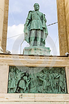 Budapest. Element of the Millenary Monument