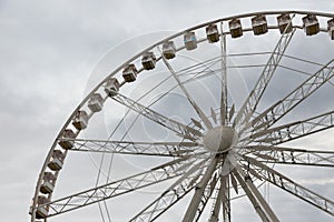 Budapest Eye Ferris Wheel at Erzsebet Square in Budapest, Hungary