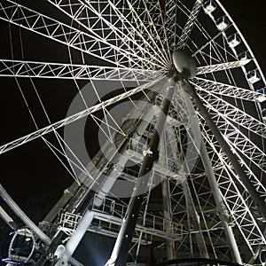Elizabeth Square Ferris Wheel, Budapest. Hungary photo