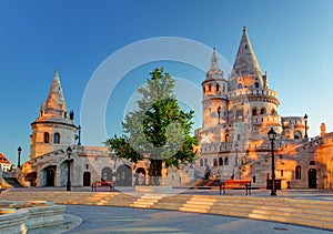 Budapest - Fisherman bastion at sunrise