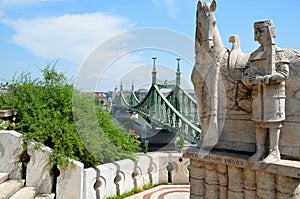 Budapest - GellÃ©rt Hill and Liberty Bridge