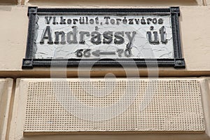 Budapest Andrassy Street photo