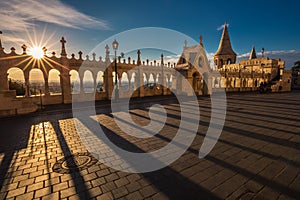 Budapest, Hungary - Beautiful sunrise at the famous Fisherman Bastion