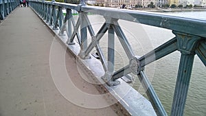 Budapest, Hungary.The Chain Bridge Szechenyi Lanchid at Budapest, Hungary.
