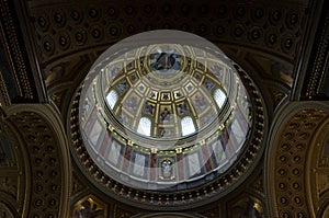 Dome of the St. Stephen`s Basilica photo