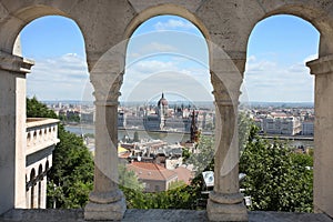 Budapest, Hungary from Fishermen's Bastion