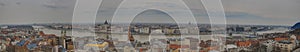 Budapest, Hungary - a large panorama on the center of city