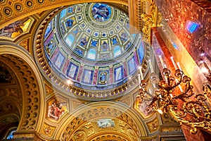 St. Stephen`s Basilica in Budapest, Hungary