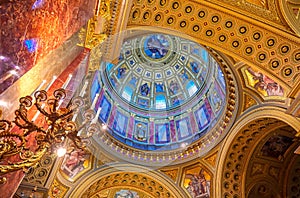 St. Stephen`s Basilica in Budapest, Hungary