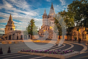 Budapest, Hungary - Morning view of the Fisherman Bastion