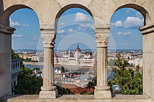 Budapest, Hungary - The Parliament Building and the Danube