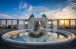 Budapest, Hungary - Sunrise at Varkert bazar photo