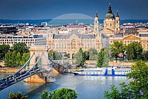 Budapest, Hungary - Chain Bridge