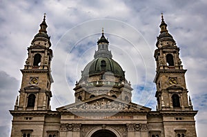 Top of the St. Stephen`s Basilica photo