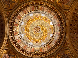 Budapest, interior of the Saint Stephen Basilica