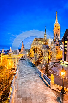 Budapest, Matyas church on Buda Hill, Hungary