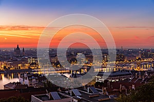 Budapest: morning blue hour