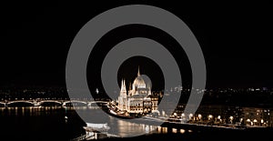 Budapest by night, Hungarian Parliament