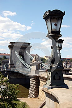 Budapest - The old chain bridge