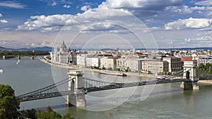 Budapest Old Town skyline.