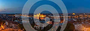 Budapest Panorama at Night