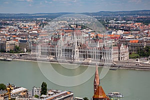 The Budapest Parliament building