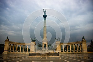 Budapest Square of Heroes photo