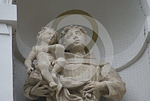 Budapest Statues - Saint with Child