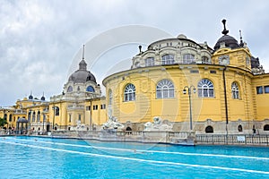 Budapest szechenyi bath spa. Hungary.
