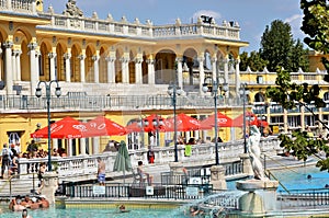 The Budapest Szechenyi baths