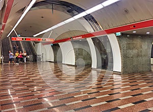 Budapest metro station