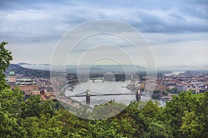 Budapest view with Danube