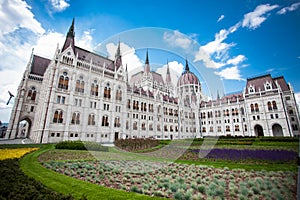 Budapest, view of parliament