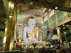 Budda image at Soon U Ponya Shin temple in Sagaing, Myanmar