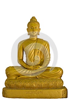 Budda Phuttawimok white background,Thailand photo