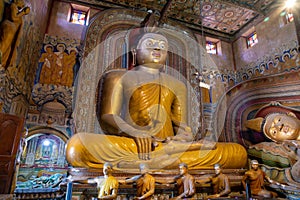 Budda statue and Budda temple in Sri Lanka, Ceylon island. NEar Tissamaharama photo