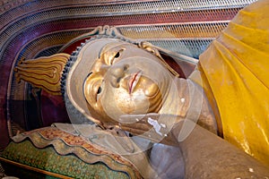 Budda statue and Budda temple in Sri Lanka, Ceylon island. NEar Tissamaharama