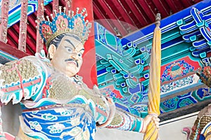 Budda Statue at Shaolin Temple in Dengfeng, Henan, China. It is part of UNESCO World Heritage Site.