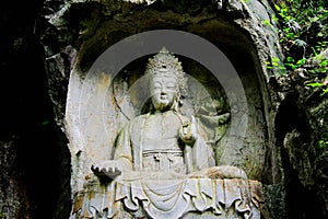 The Budda statue in Zhenjiang Jinshan Temple