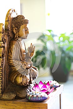 Buddah statue at home