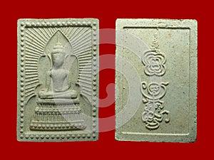 Buddha amulets of Wat KhositaramTemple. Sankhaburi District, Chai Nat Province, Thailand