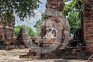 Buddha, Ayutthaya Historical Park in Thailand