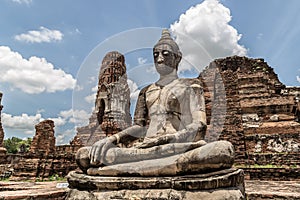 Buddha, Ayutthaya Historical Park in Thailand