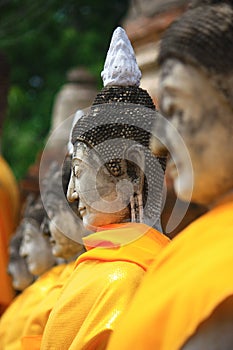 Buddha in Ayutthaya temple