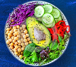 Vegan gluten-free Buddha bowl photo