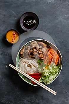 Buddha bowl of mixed vegetable