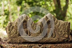 Buddha carvings in Angkor