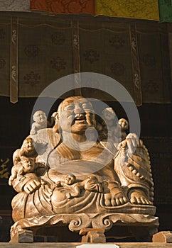 Buddha and children statue (Yamadera)