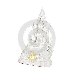 Buddha Chinnarat statue on a white background