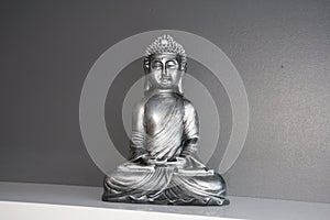 Buddha in chrome